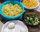 Tavaszi vegyes majonézes saláta recept fázis 1 fotója