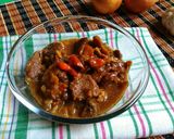 Foto langkah ke 4 dari resep Tumis sapi cabe ijo.