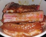 Hình bước làm 1 của món Cơm sườn cây nướng, chả trứng nướng