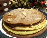 Foto langkah ke 7 dari resep Pancake Simple Praktis ♡ Vanila - Coklat 🍫.