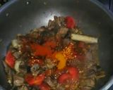 A picture of step 5 of Spicy Mutton.