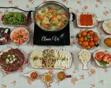 Hình bước làm 8 của món Lẩu đầu cá hồi nấu măng chua