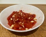 Une image de l'étape 1 de Samoussa chèvre,tapenade,tomates.