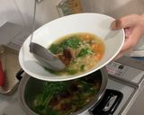 A picture of step 1 of Italian Wedding Soup.