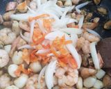 Stir fry seafoodmatakin girki2 hoto