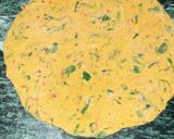 A picture of step 4 of Carrot & Fenugreek leaves paratha.