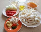 Foto del paso 1 de la receta Anillas de pota en salsa