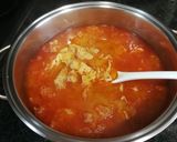Foto del paso 4 de la receta: Sopa de jamón fresco con repollo encurtido