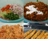 A picture of step 1 of Pan Grilled Chicken Mince Seekh Kababs.