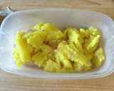 A picture of step 5 of Edamame Potato Salad (Jade Salad).