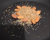 A picture of step 2 of Almond Sesame Candy.
