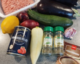 Ratatouille-padlizsános francia lecsó-fűszeres húsgombócokkal recept fázis 1 fotója