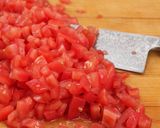 A picture of step 1 of Tilda’s ricebeans special.