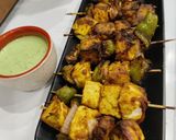 A picture of step 3 of Paneer Tikka in Air Fryer.