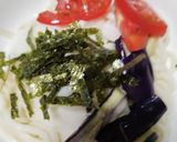 A picture of step 8 of Chilled Soba with Grated Yam & Okra.