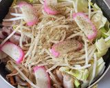 A picture of step 6 of Delicious Chilled Champon Udon Soup.