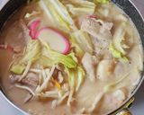 A picture of step 8 of Delicious Chilled Champon Udon Soup.