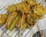 A picture of step 3 of Papa's Kushikatsu (Japanese Skewered Cutlets).