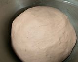 A picture of step 3 of Purple Sweet Potatoes Bread with butter&milk filling.