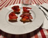 Foto del paso 6 de la receta Biscotes salmón con tomate