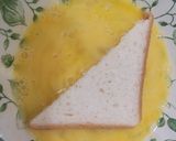 Gambar langkah 4 resipi Roti goreng.