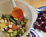 A picture of step 2 of ABC Salad (Avocado, Beet & Citrus).
