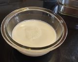 A picture of step 2 of Strawberry jello pudding.