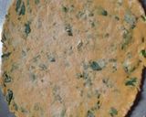 A picture of step 5 of Palak paratha (spinach paratha).