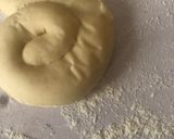 A picture of step 6 of Arabian pateera.