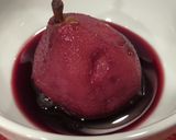 A picture of step 5 of Pears in Beaujolaise Wine.