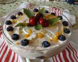 Foto del paso 3 de la receta: Postre de mango con cerezas frescas y crema especial