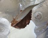 A picture of step 1 of Rich Chocolate smoothie.