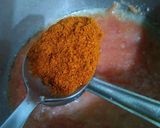A picture of step 6 of Bhindi Chicken.