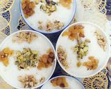 صورة لخطوة 2 من وصفة رز وحليب بالقشطة والمكسرات ❤️