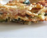 Une image de l'étape 9 de Lasagne de courgettes et jambon.