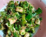 Foto langkah ke 5 dari resep Cumi Asin Cabe Hijau.
