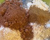 A picture of step 1 of Home made dark rye bread👌👌👌😋😋😋.