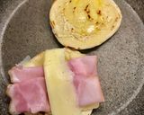 Foto del paso 5 de la receta: Bikini (en mollete casero) — sándwich mixto (en mollete casero)—
