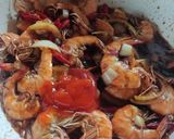 Foto langkah ke 5 dari resep Udang Saus Mentega.