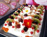 Une image de l'étape 6 de Gâteau 🍰 sans cuisson aux fruits rouges petits beurre chantilly 😋.