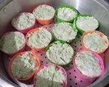 Foto langkah ke 7 dari resep Bolu Kukus Pandan Mini.