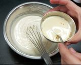 A picture of step 2 of Bhapa doi (steamed yoghurt pudding).