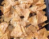 A picture of step 6 of Nacho ‘lasagne’.