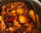 A picture of step 7 of Chicken biryani.