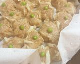 A picture of step 7 of Easy Pan-Steamed Shumai.