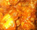 Foto langkah ke 4 dari resep Balado Ayam Telor Kentang Pedas.