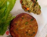 A picture of step 5 of Toorai(ridge gourd) peels k shami kabab.