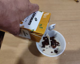 Foto del paso 3 de la receta: Porridge de avena, plátano y pasas