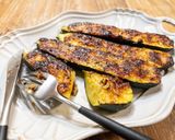 A picture of step 4 of Zucchini with Miso Mayo Glaze.