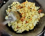A picture of step 3 of Aloo gobhi veg.